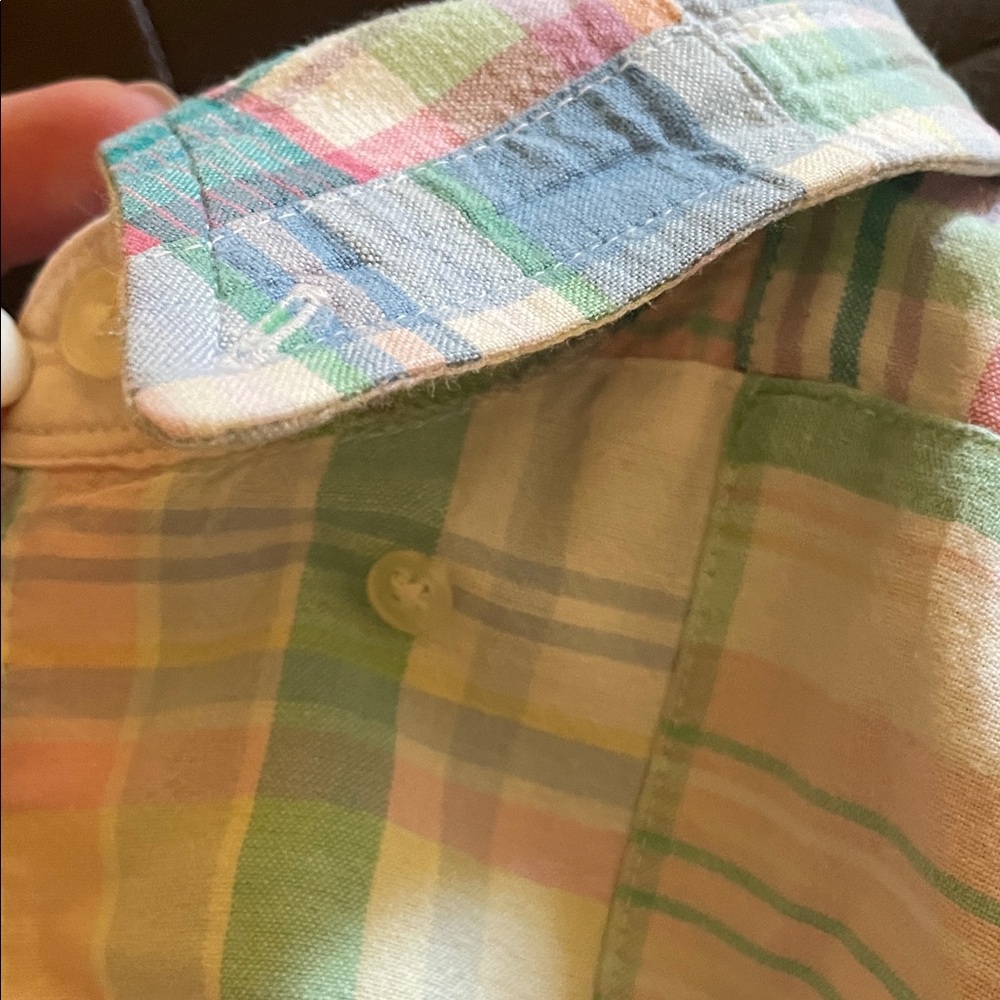 Ralph Lauren Multicolor Patchwork Plaid Sleeveles… - image 8